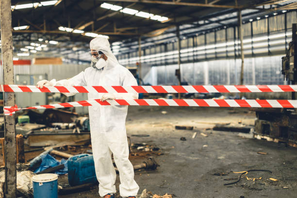 Professional Biohazard technician working in Kill Devil Hills, NC